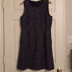 Black tweed dress